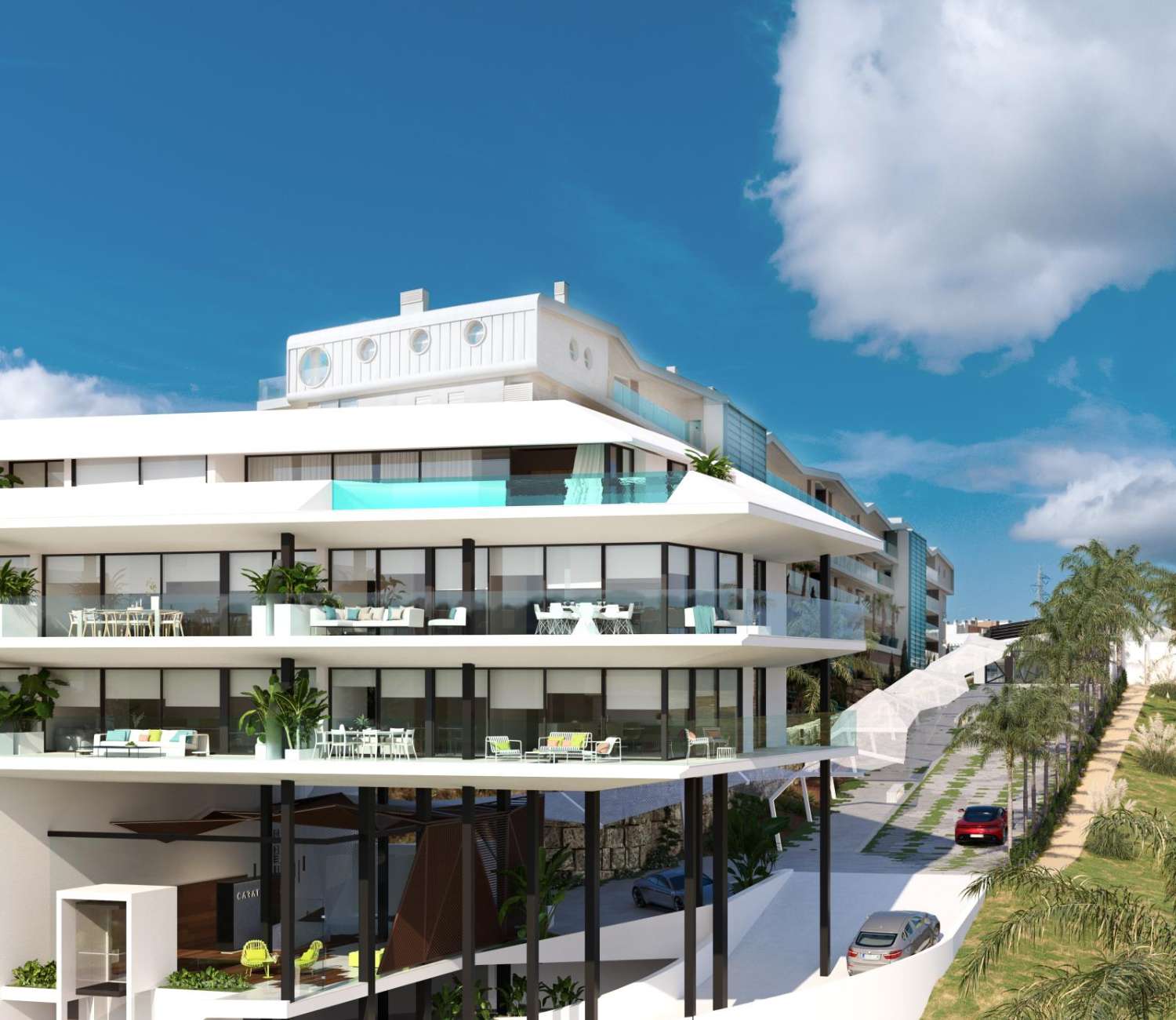 Exklusiva hem med en mycket mångsidig design i Higueron