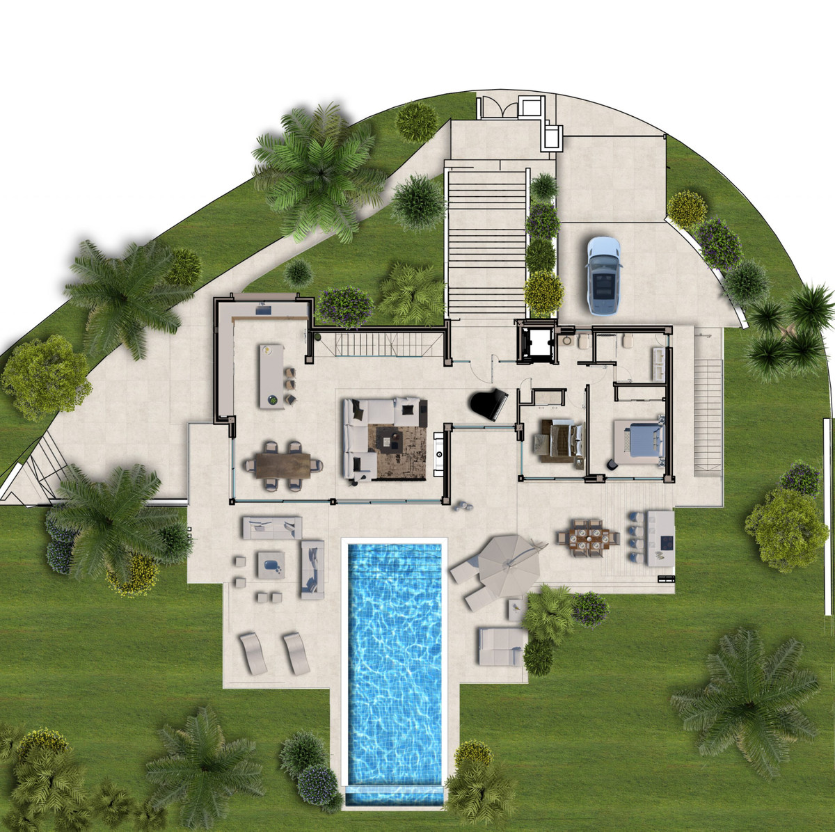 Villa en venta en Mijas