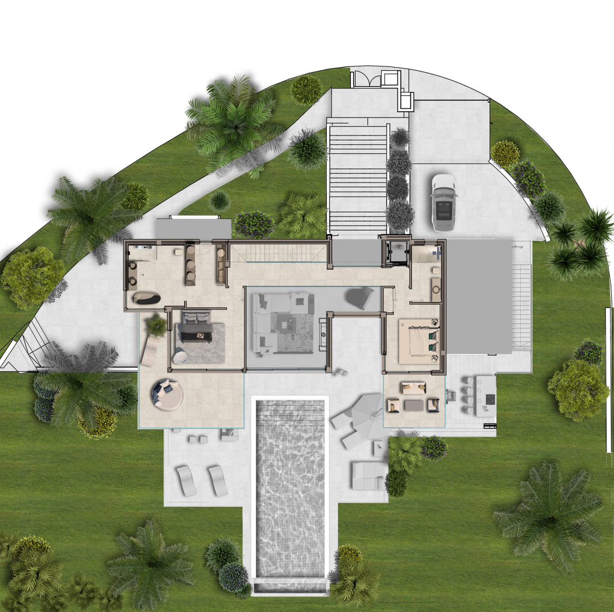Villa en venta en Mijas