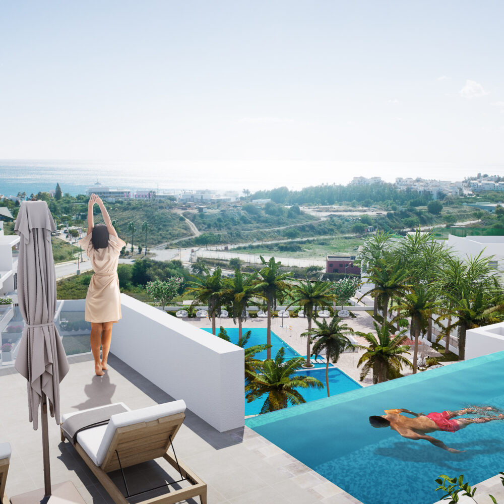 Apartamento en venta en Estepona