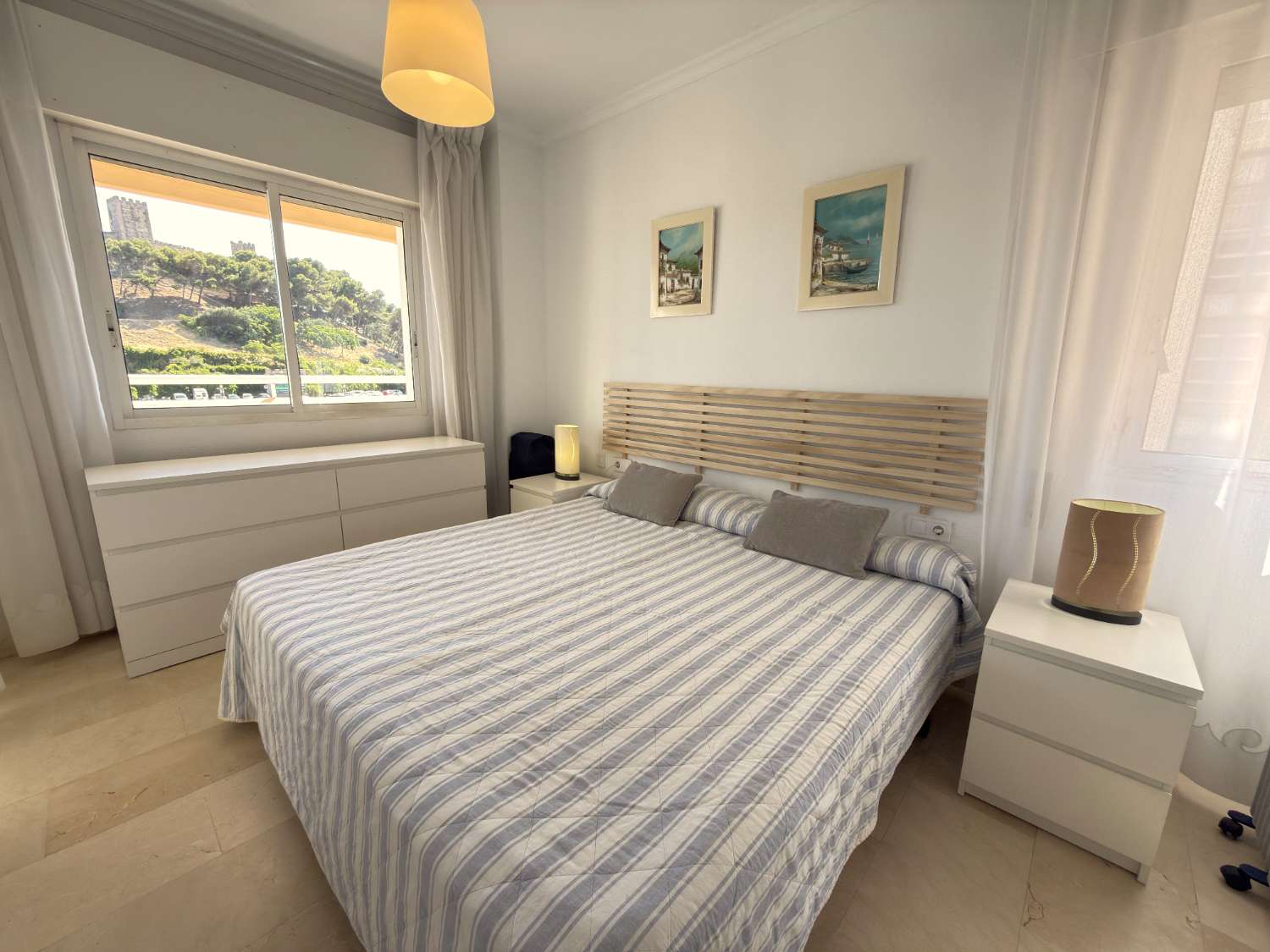 Appartamento con vista sul Castello Sohail e sul mare a Fuengirola