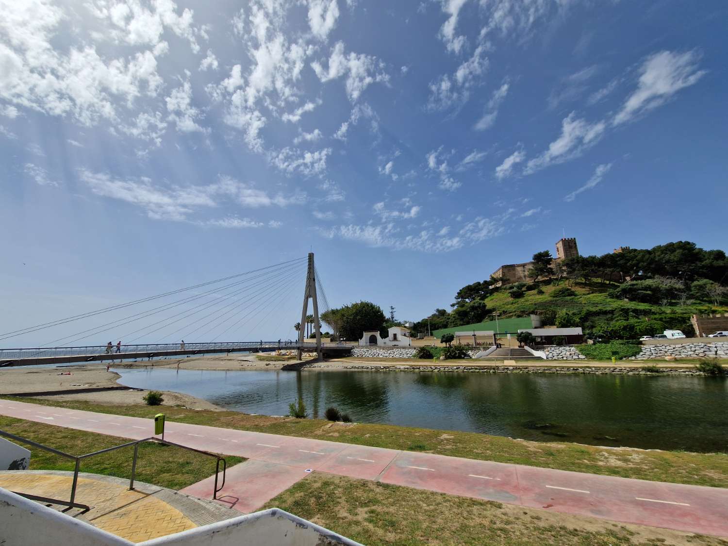 Appartamento con vista sul Castello Sohail e sul mare a Fuengirola