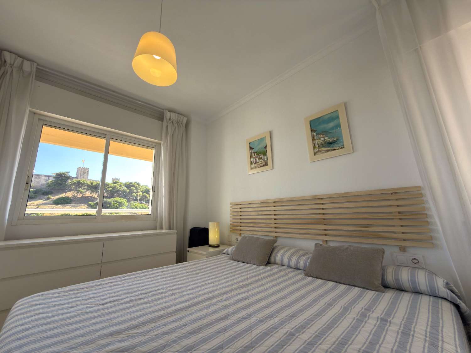 Appartamento con vista sul Castello Sohail e sul mare a Fuengirola