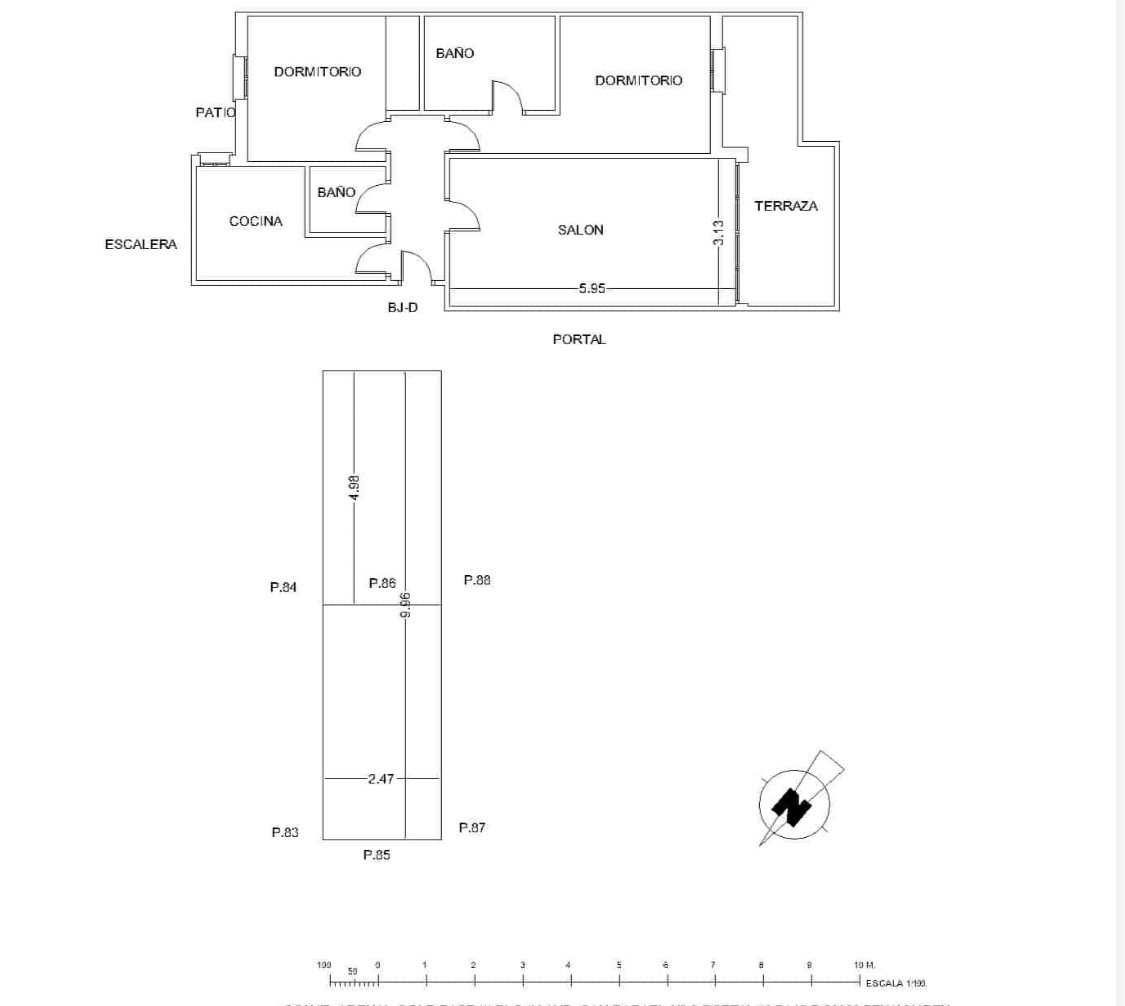 Exclusiva vivienda con terraza en urbanización privada