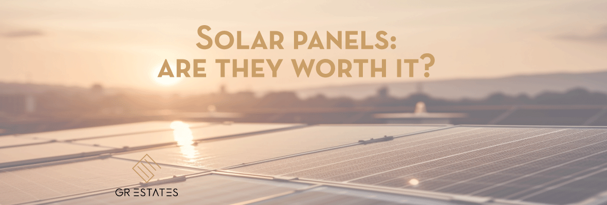 Solar panels on the Costa del Sol