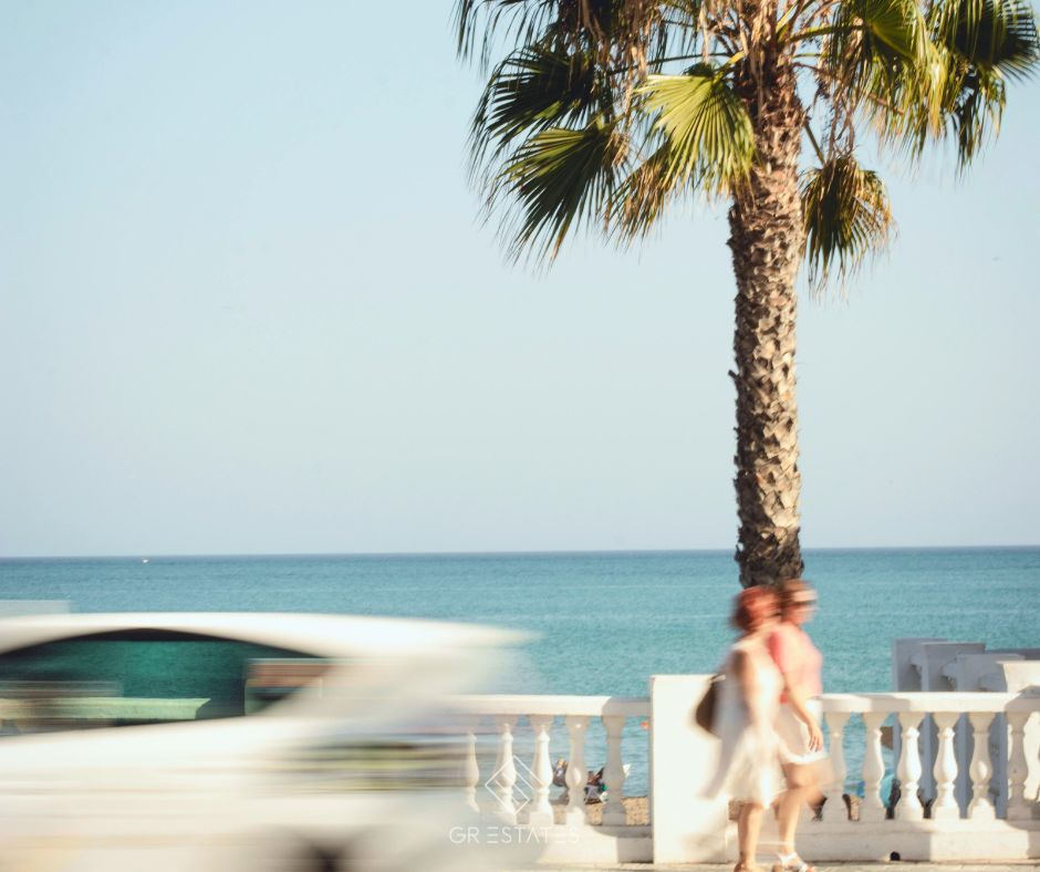 The city of Málaga in Spring