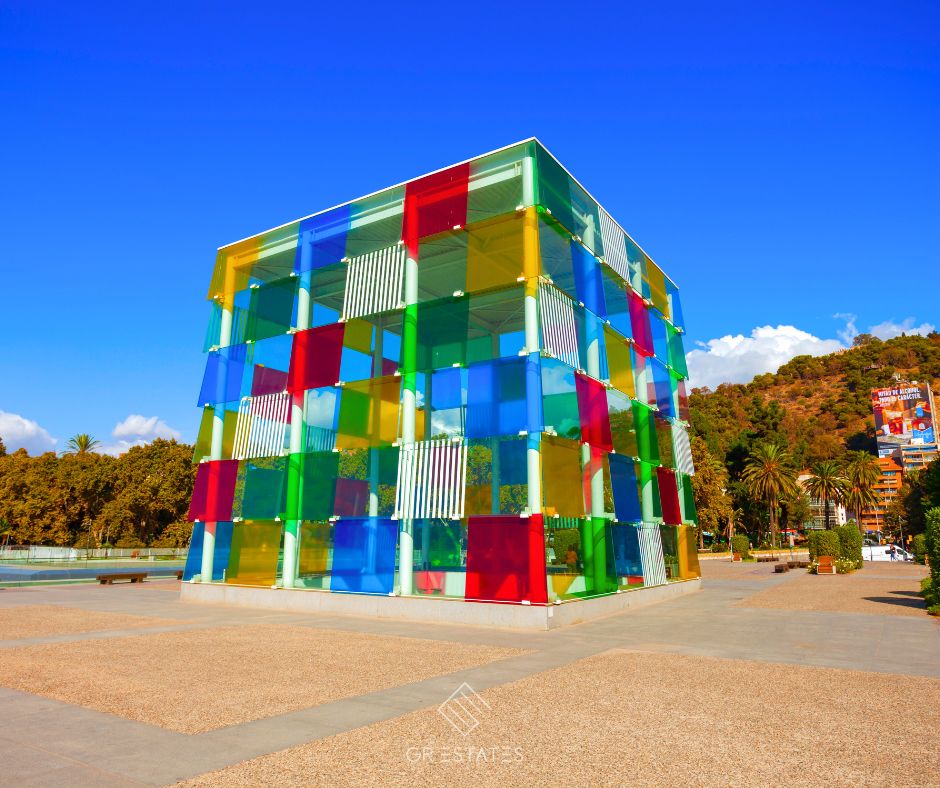 The city of Málaga in Spring