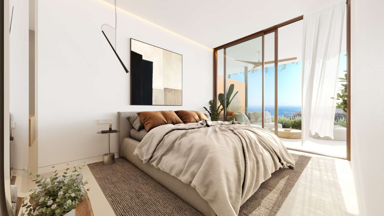 Appartements modernes avec vue panoramique sur la mer dans le prestigieux quartier de Higuerón, Benalmádena