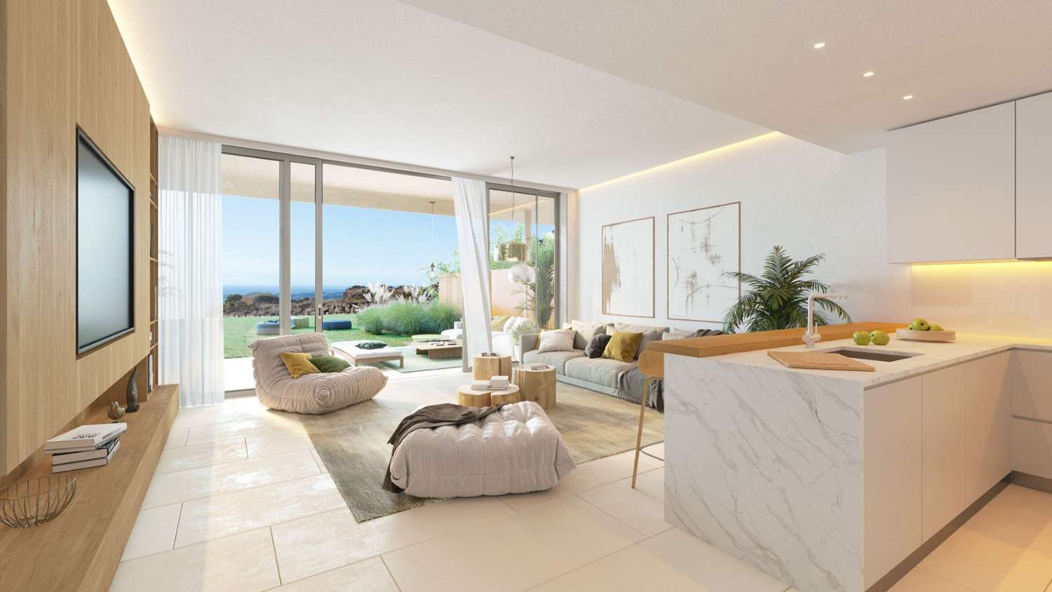 Exclusive apartments with a conceptual design in Mijas