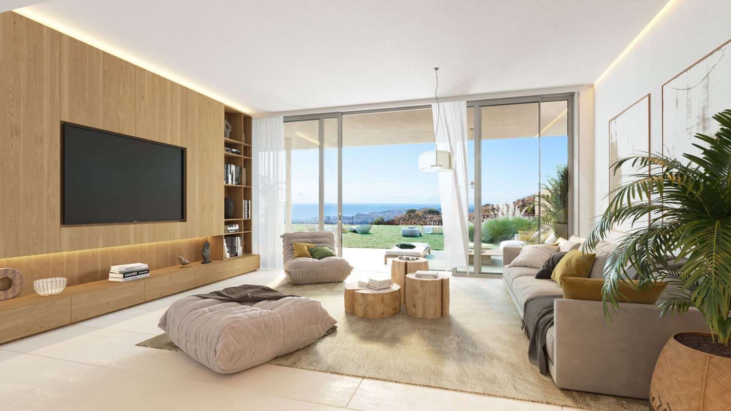 Exclusive apartments with a conceptual design in Mijas