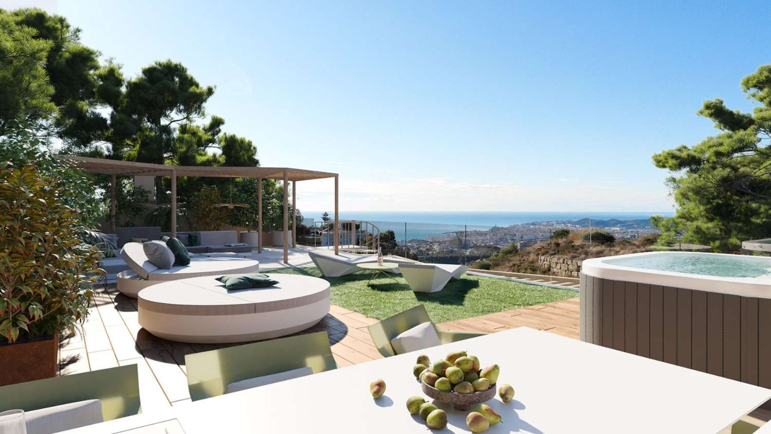 Exclusive apartments with a conceptual design in Mijas