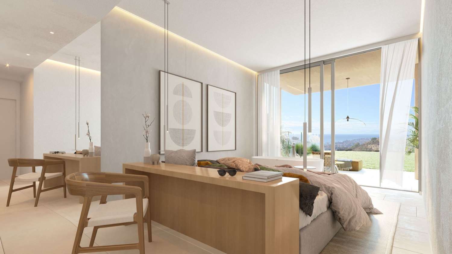 Exklusive Apartments mit konzeptionellem Design in Mijas