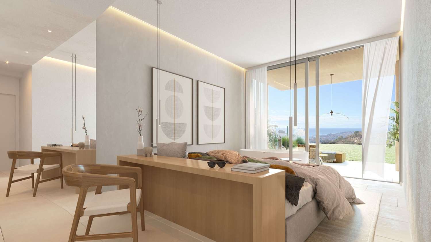 Exclusive apartments with a conceptual design in Mijas