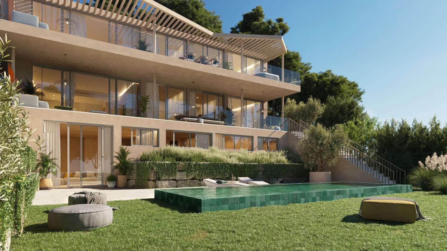 Exclusive apartments with a conceptual design in Mijas