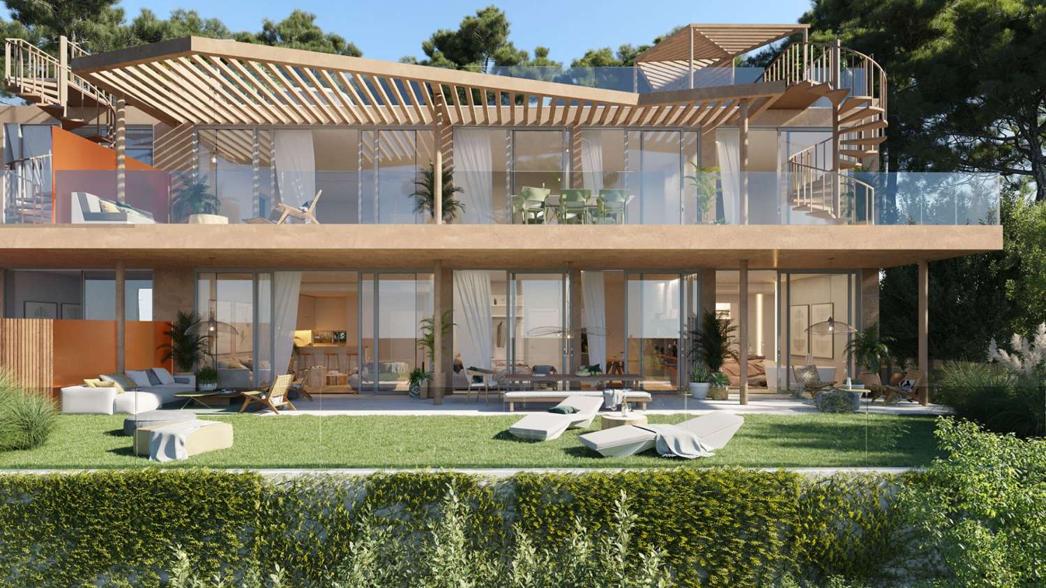 Exclusive apartments with a conceptual design in Mijas