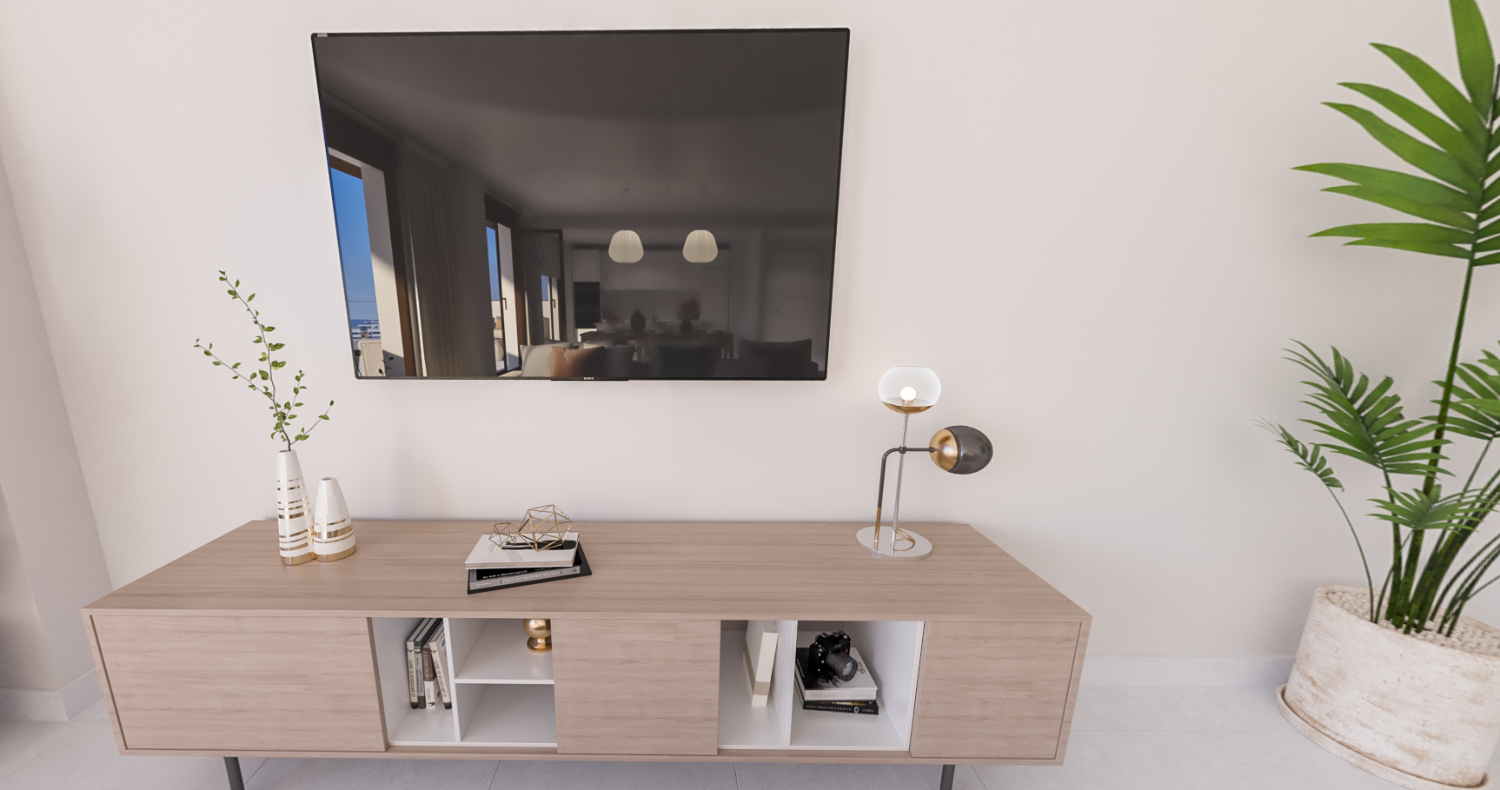 Nieuwe appartementen met 1, 2 en 3 slaapkamers, terras met uitzicht op zee in Los Jardines aan de Costa del Sol, Estepona