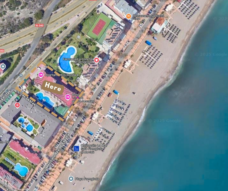 Leje i Første linje strand, Los Boliches, Fuengirola, Fuengirola