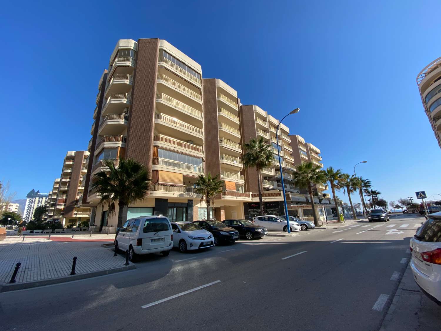 Blick auf das Meer, Strand, Meeresgeruch, vor dem Paseo Marítimo de Fuengirola