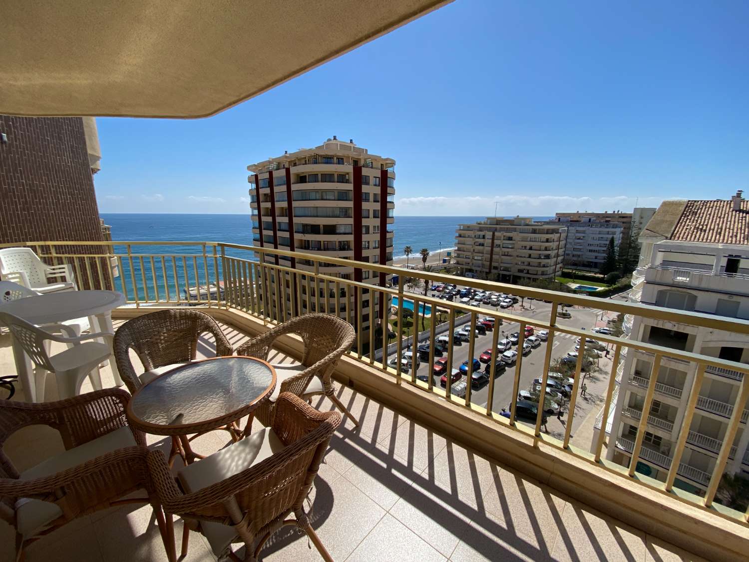 Utsikt över havet, stranden, lukten av havet, framför Paseo Marítimo de Fuengirola