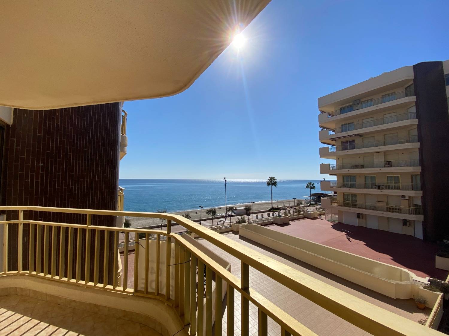 A few meters from the beach . On the beachfront in Fuengirola