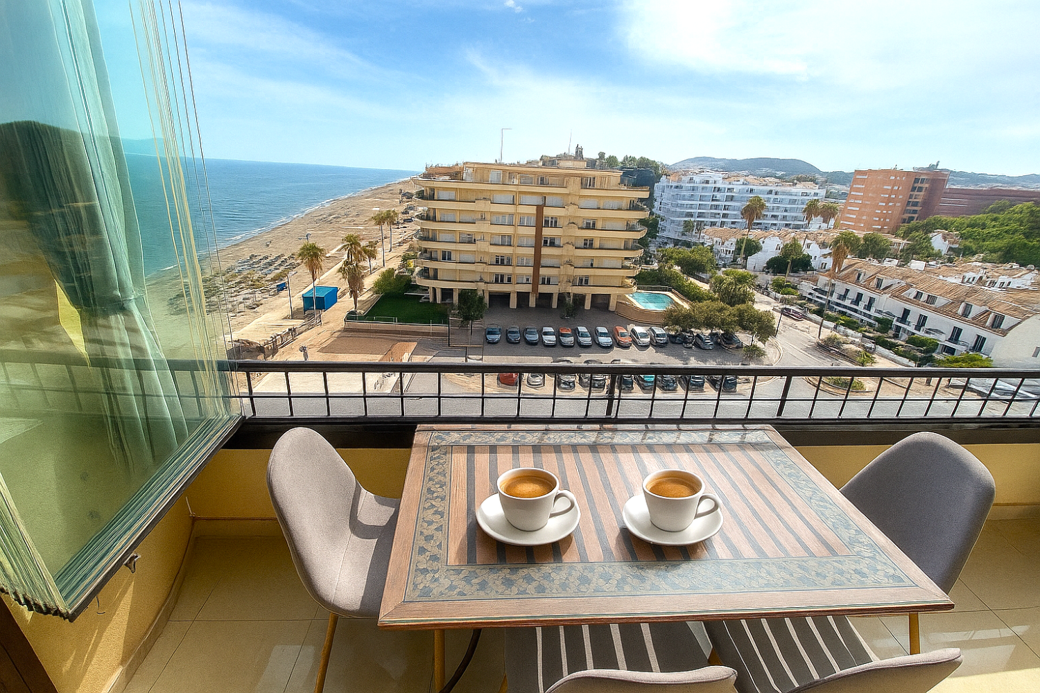 Vue spectaculaire sur la mer à Fuengirola !