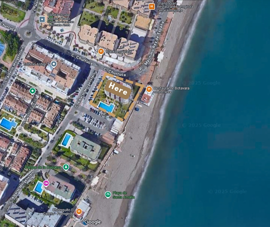 Rental in front of the beach of El Castillo, Fuengirola