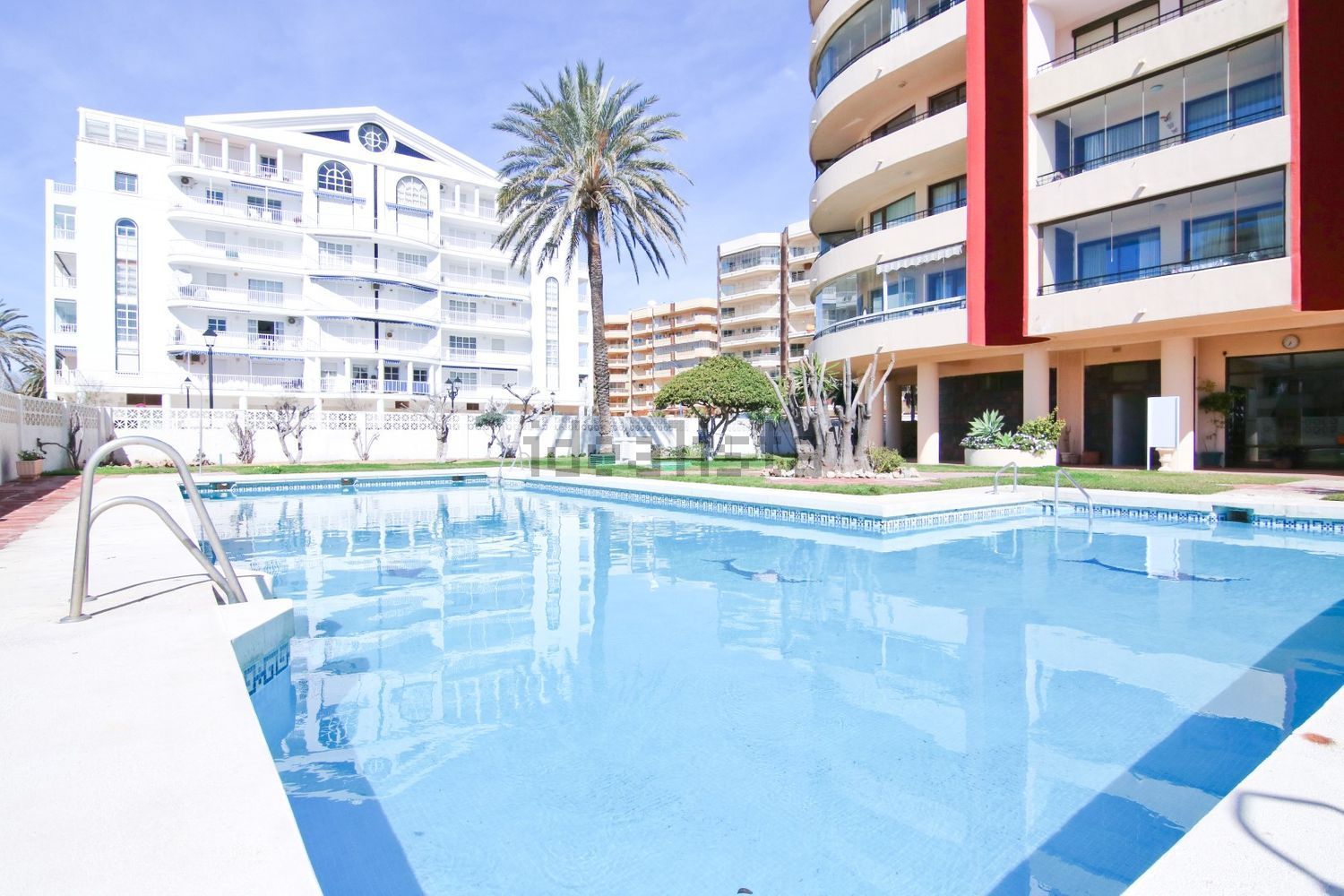 Strand, Fuengirola, 1 sovrum, pool havet och himlen.