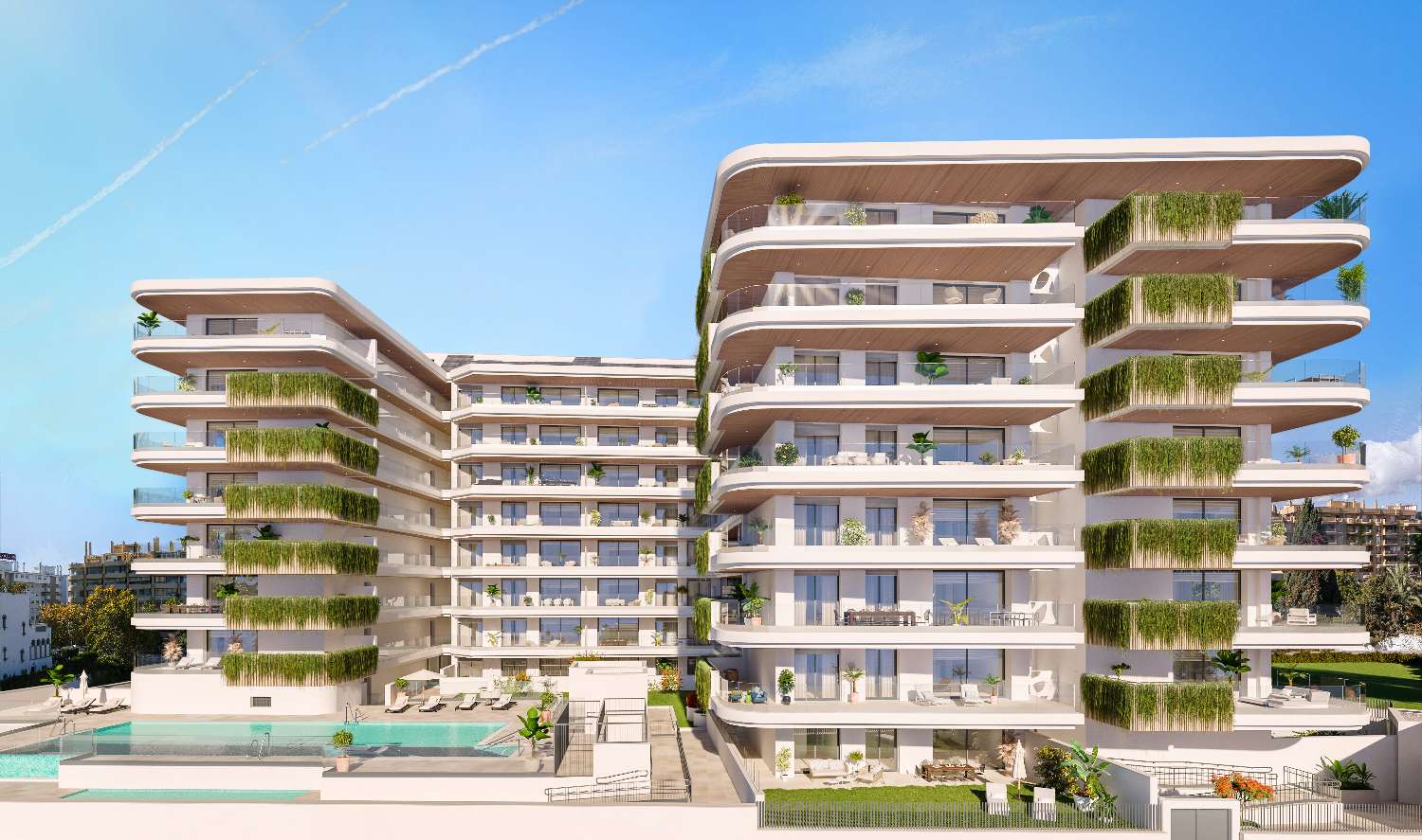 Nouvelle promotion 2 chambres et 2 salles de bain avec terrasse, parking et débarras dans le Centre de Fuengirola